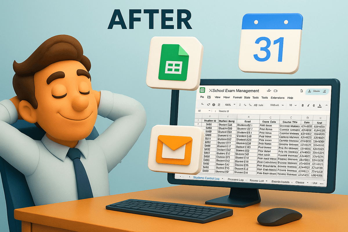OrgExam workflow after Classify automation
