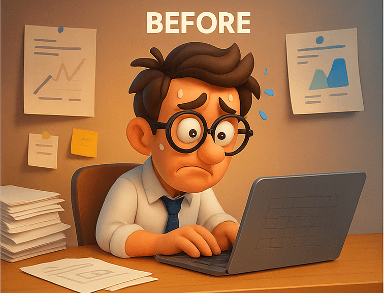 OrgExam workflow before Classify